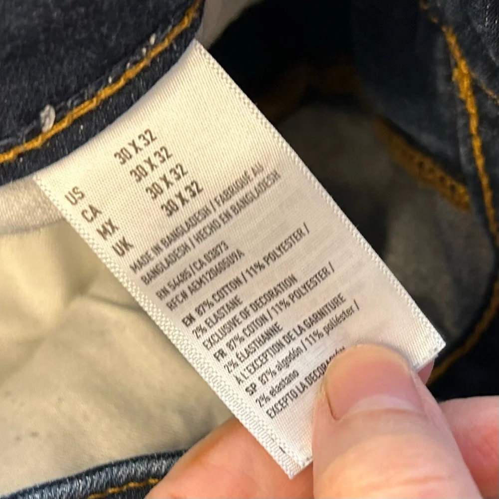 American Eagle Outfitters Extreme Flex Slim Straight jeans, 30”X32” - Picture 7 of 8